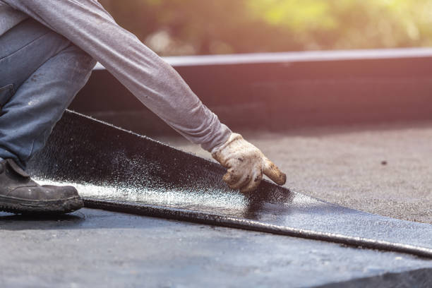 Professional Crawl Space Encapsulation technician working in Plymouth, NC